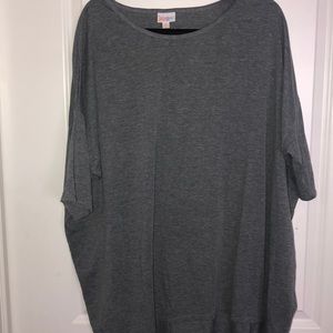 Gray High Low Tunic